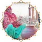 Traditionally wood churned